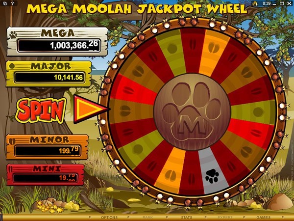 Microgaming’s Mega Moolah Wheel